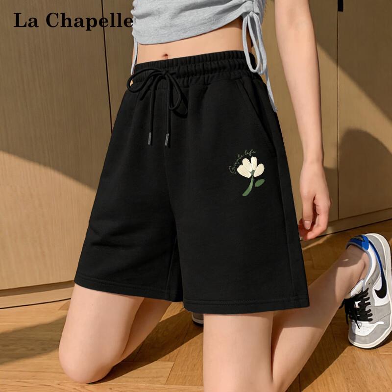 La Chapelle Women s American Retro Petite Sporty Casual Bermuda Shorts XL