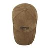 Corduroy Cap Letter Embroidery Baseball Cap for Men Women Outdoor Cap