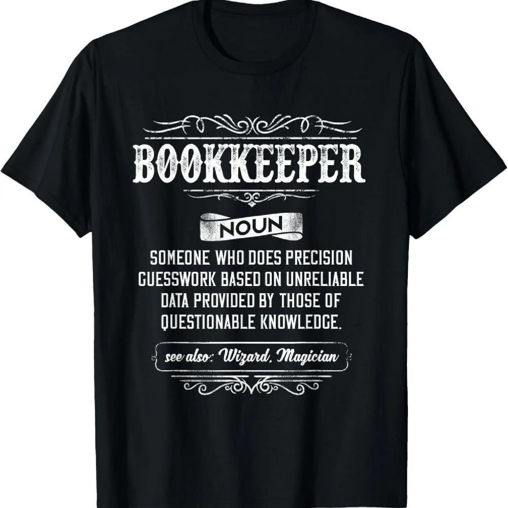 

Bookkeeper Funny Definition T-Shirt XXXL чорний