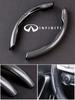 Car Carbon Fiber Texture Steering Wheel Cover For Infiniti Q30 Q50 Q60 Q70 Q80 QX30 QX50 QX55 QX60 QX70 QX80 M25 JX35 FX35 EX25 XX555
