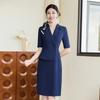 Women's Faux Two-Piece Professional Suit Dress