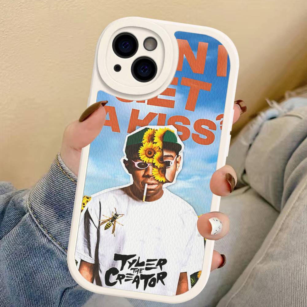T-Tylers The Creator Rapper For IPhone 16 15 14 13 12 11 Pro Max Plus Leather Phone Cover