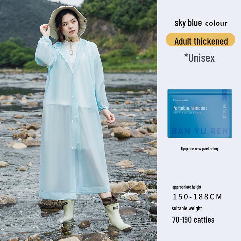 "Children's Full-Body Rainstorm-Proof Disposable Raincoat for Boys and Girls with Backpacks"