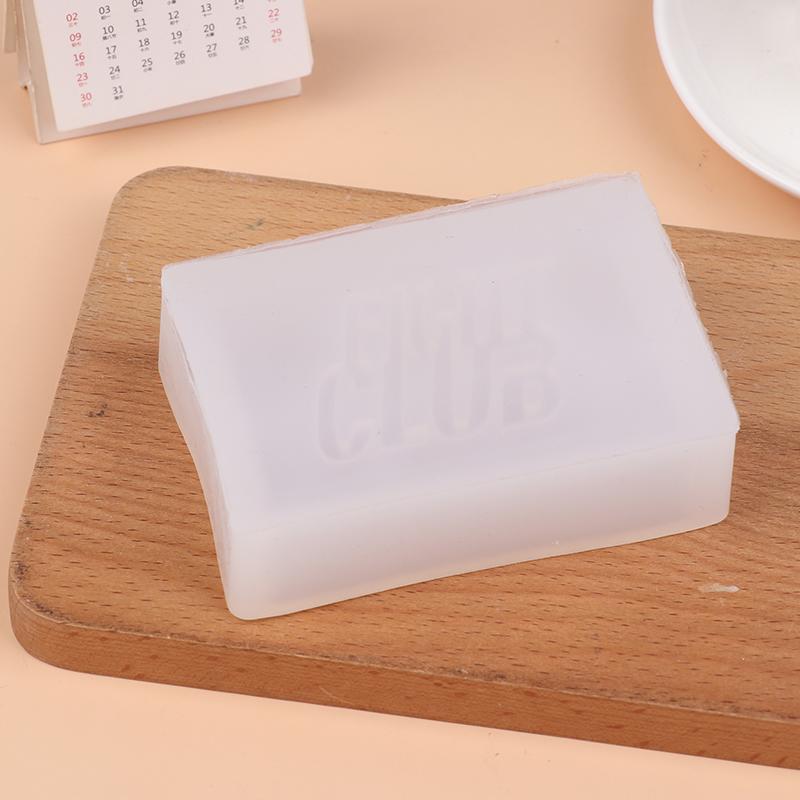 Fight Club Soap Silicone Mold Rectangle Bath Bomb Lotion Bar Making Supplies Moule Savon Molde Jabon Cake Loaf Pan Accessories
