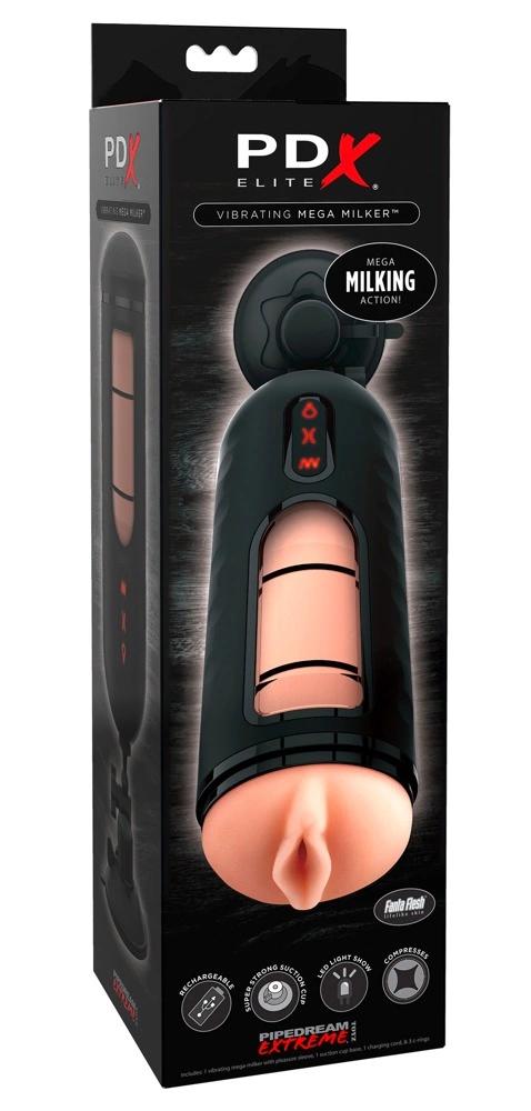Pdx Elite - Masturbator with Vibration, Milking Function and Sound