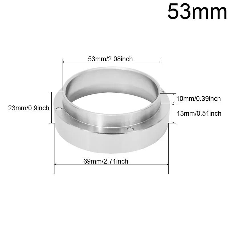 58/53/51MM Commercial Barista Tamper & Dosing Ring Kit | Aluminum Portafilter Accessories for Espresso Coffeeware Tools