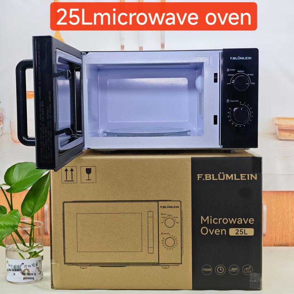 20L/25L Multifunctional Microwave Oven with Turntable and Mechanical Knob
