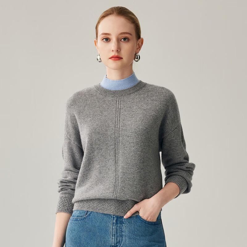 Zhaojun Women's 2025 A/W Semi-High Collar Cashmere Sweater