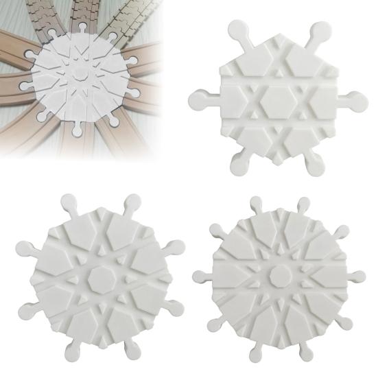 Train Tack Male Connector Heavy Duty Plastic Wooden Railway Expansion Connector Rail-mounted Adapter Train Track Buckle Pieces Accessories