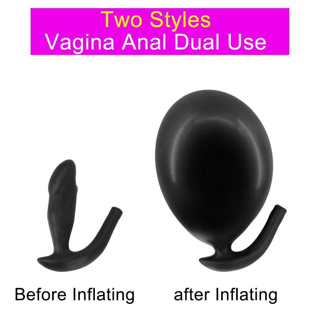 Produkte für Erwachsene Butt Plug Dildo Pumpe Sex Spielzeug für Frauen Aufblasbarer Anal Plug Prostata Massager Butt Dilatator