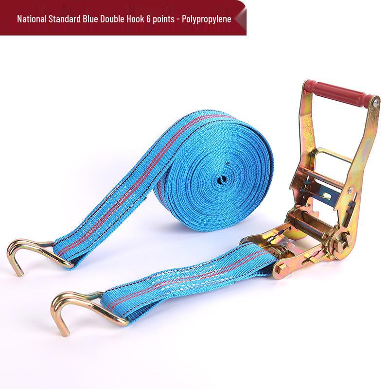 Double Hook Polyester Ratchet Tie-Down Straps for Trucks