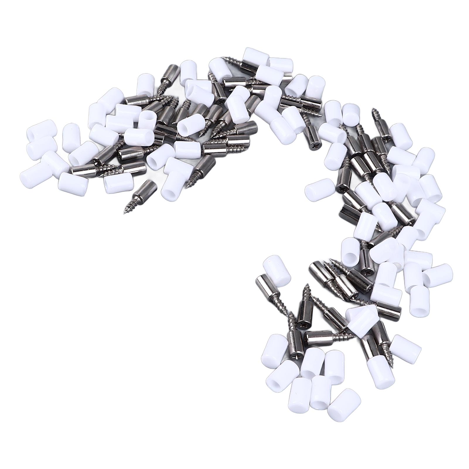 

100Pcs Shelf Support Pegs Metal Pins for Kitchen Cabinet Cupboard Bookcase Closet Glass Case with