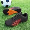 Low-Top Leather Football Training Shoes, Short Spike, Youth Large Size