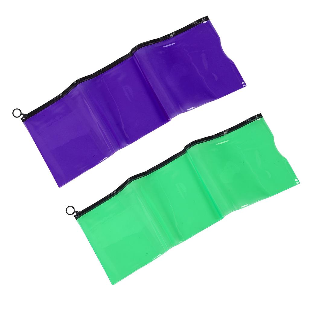 5pcs Wig Storage Bag Transparent PVC Hair Extension Holder With Hangers for Home Large Size