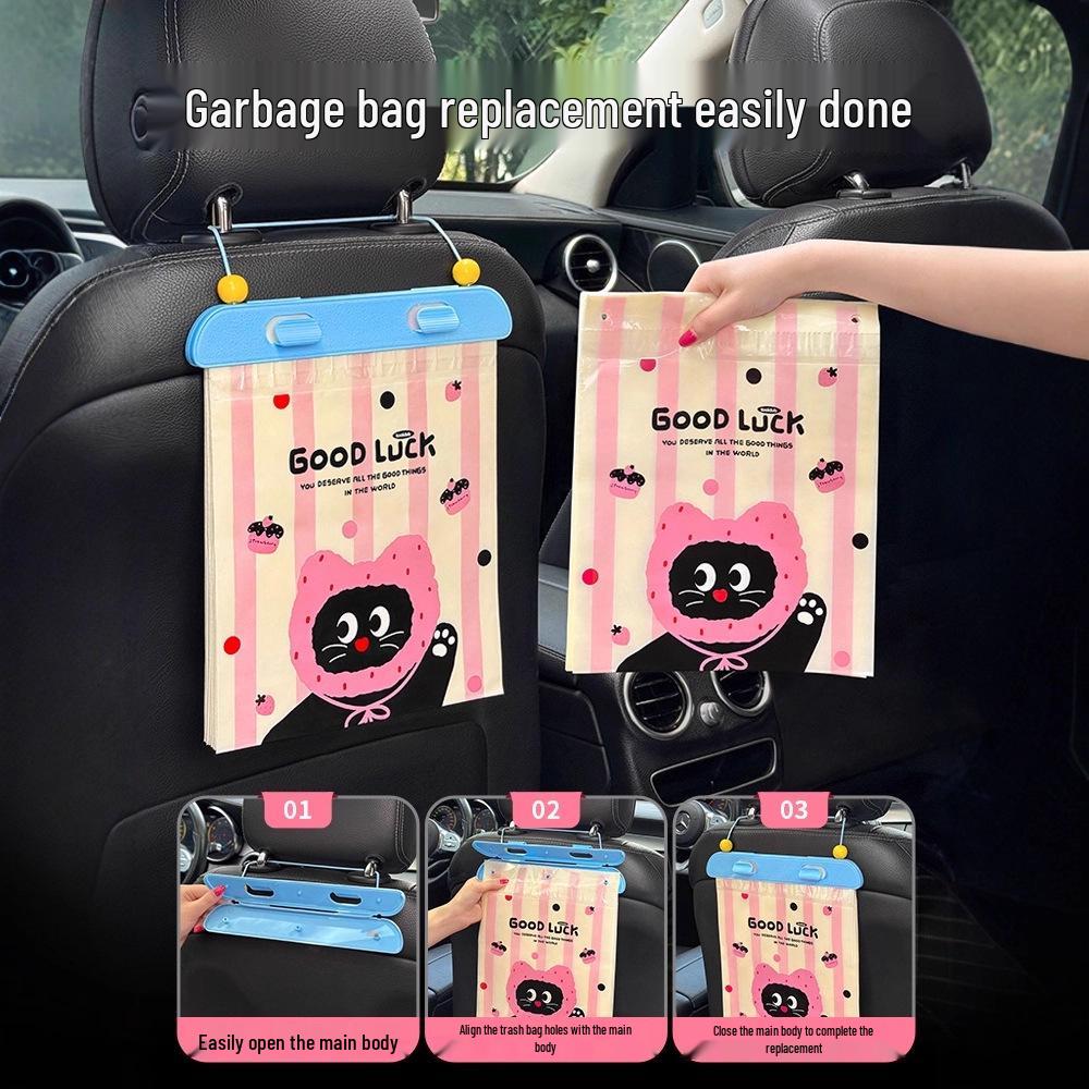 **Portable Hanging Car Trash Bag**