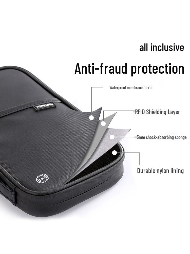 Herren High-End Reiseunterlagen- und Passorganizer Geldbörse