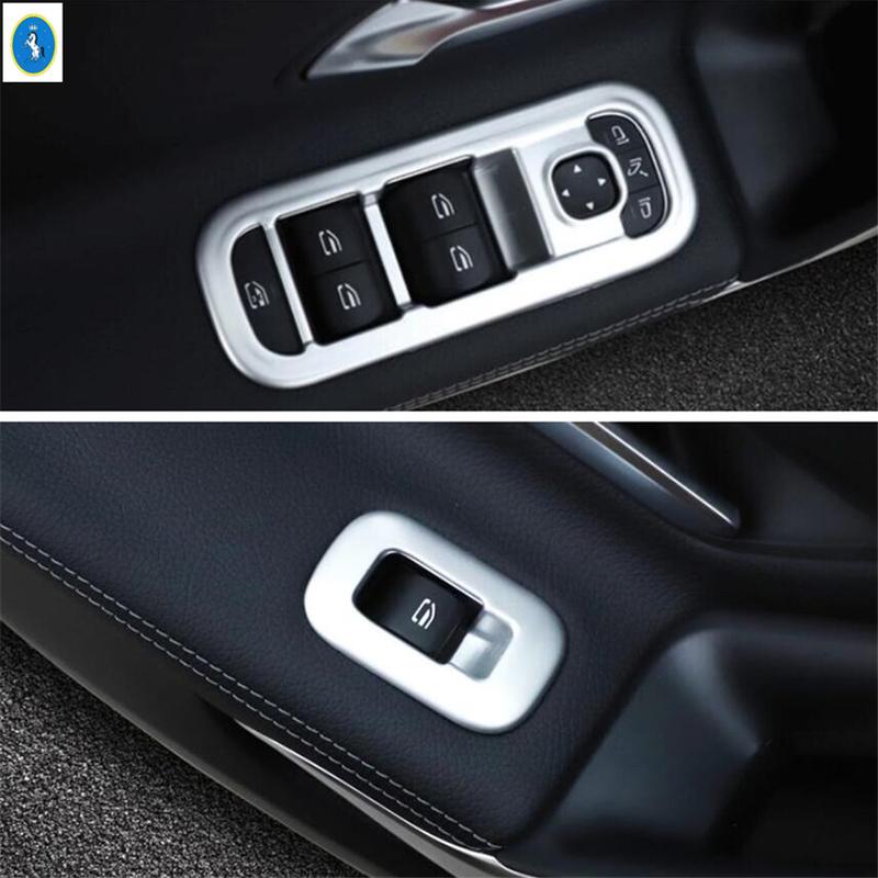 Matte Auto Glass Lift Button / Reading Light Decor Cover Trim Accessories For Mercedes-Benz A Class W177 A200 A220  - 2024