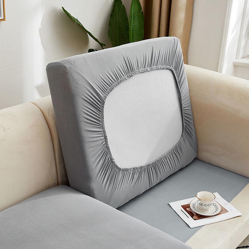 Solid Color Solid Color Sofa Cushion Cover Elastic Sofa Seat Cover Cushion Cover Solid Soft Stretch Sofa Slipcovers Funiture Pro