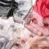 ANMIDA Large Silk Shawl with Floral Perfect for Spring and Elegant and Perfect for Beach Trips and Sun UV Protection Stole, Scarf, Embroidery, Summer,