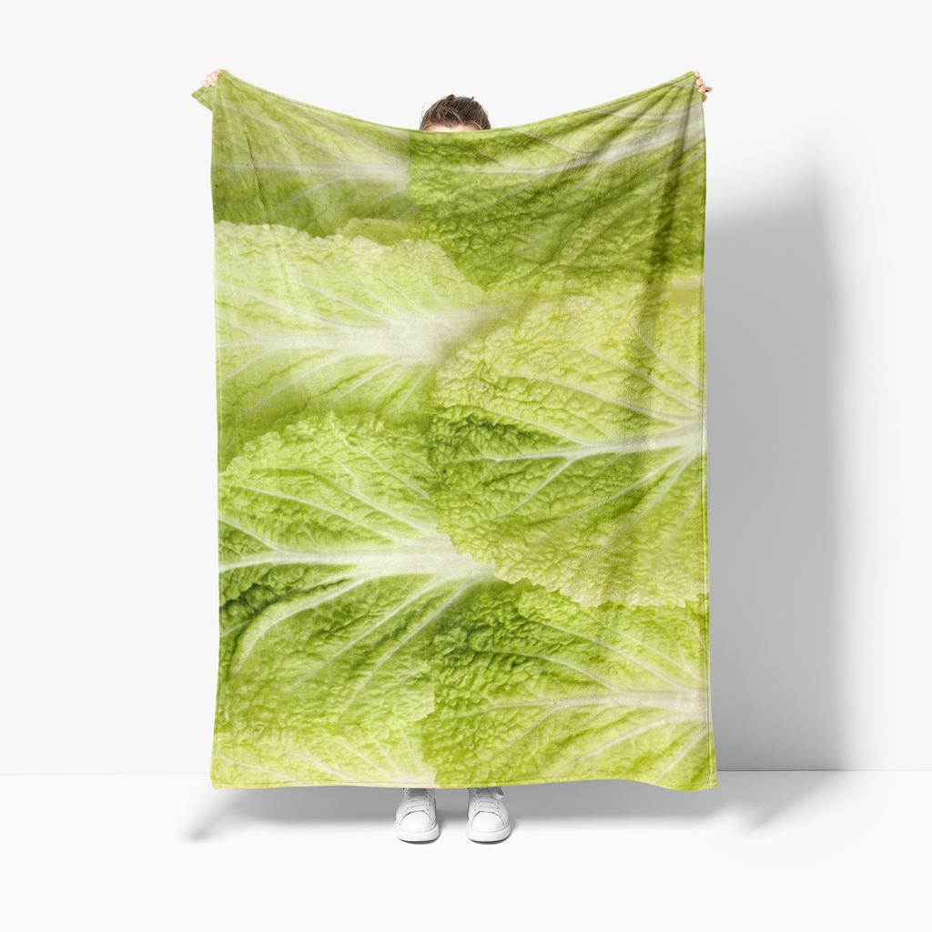 Soft Cabbage Blanket Funny Novelty Throw Blanket