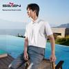 SEVEN Men's DP Non-Iron Pure Cotton Short-Sleeve Business Shirt