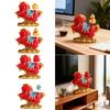 Horse Figurine Animal Sculpture Resin Fine Craftsmanship Fengshui Tabletop Decoration for
