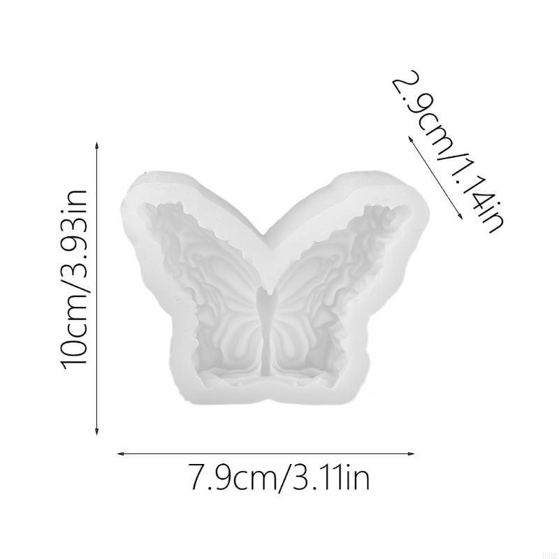 Silicone Mould Butterfly Scented Molds Casting Molds Craft Supplies Baking Molds for Cake Fondant Decorations