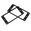 2 Pcs Electric Guitar Pickup Frame Guitar Replacement Metal Humbucker Pickup Mounting Ring for Decoration Black