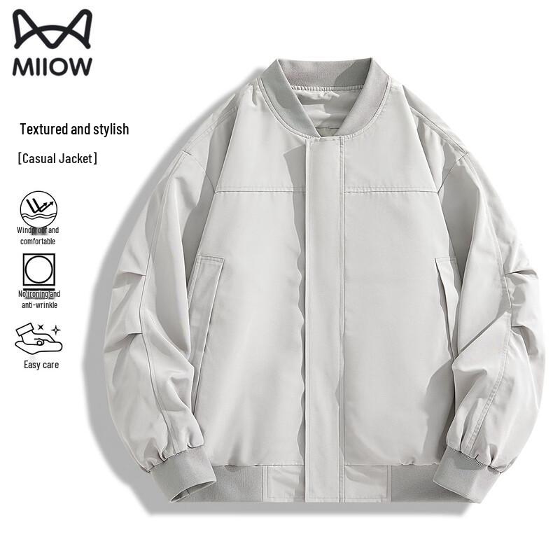 

MaoRen Men s Spring Autumn Casual Baseball Jacket 3XL