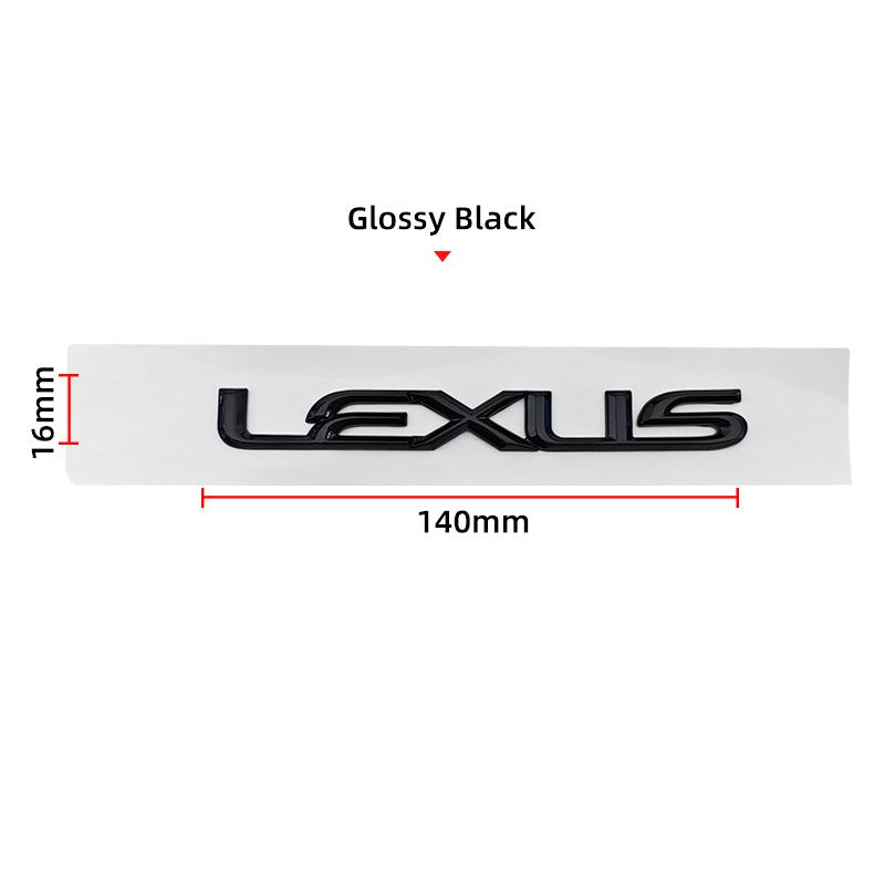 

3D ABS Car Rear Trunk Emblem Badge Sticker Logo for Lexus ES300 IS300 IS350 ES250 ES350 IS250 CT200H GS350 NX200 Accessories