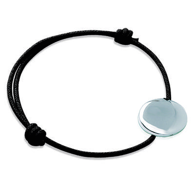 [M8718] - Bracelet Argent 'Identité' argenté - 14 mm