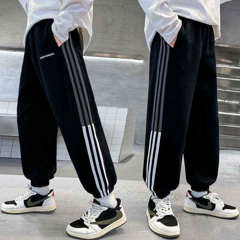 Spring & Autumn 2023 Boys' Casual Korean-Style Sports Pants - Available In Medium and Large Sizes