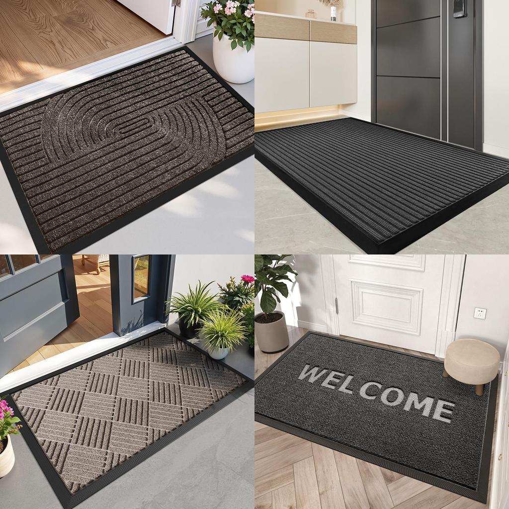 Modern Simple Entrance Door Mat With Nonslip Rubber Bottom For Home And Commercial Use