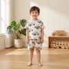 New Summer Pajamas For Boys Stylish Printed Children'S Set With Round Neck And Short Sleeves For Toddlers And Young Children