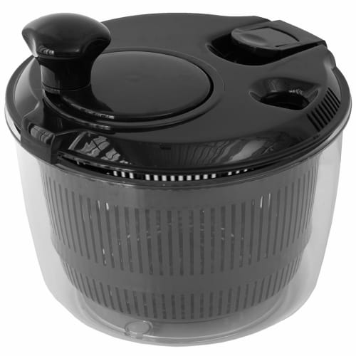 Pearl Metal Salad Spinner, Vegetable Drainer, Limited Edition, Black, BLKP, AZ-5085