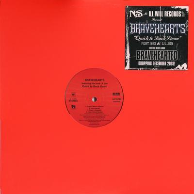 12-Zoll-Schallplatte BRAVEHEARTS, NAS & LIL' JON - Quick To Back Down 4476793 Columbia 2003 US Rap & Hip-Hop/R&B Gebraucht