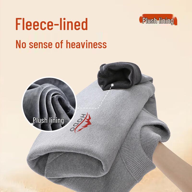 Hodo Herren Plüsch Verdickt Halbrollkragen Strickpullover