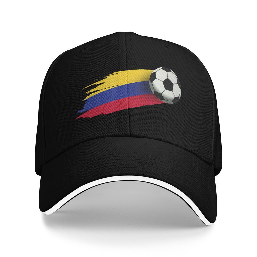 Colombia Flag Text Sun Baseball Cap Summer Unisex Adult  Design Trucker Hat Wholesale Casual Hunting Camping Baseball Caps