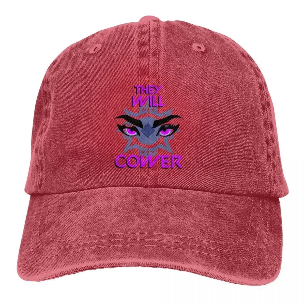 Стираная мужская бейсболка Empress Trucker Snapback Ковбойские кепки Dad Hat Valorant Agents Game Golf Hats