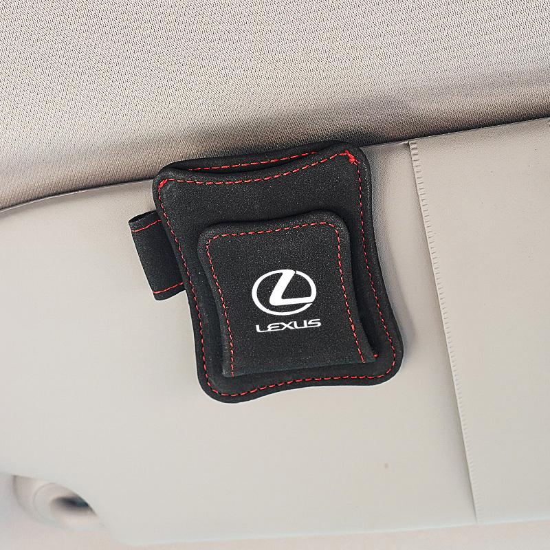 Car Sun Visor Eyeglass Clip Glasses Holder Card For Lexus RX330 IS250 Ct200h ES300h RX350 IS300h NX300h RX400h UX Accessories