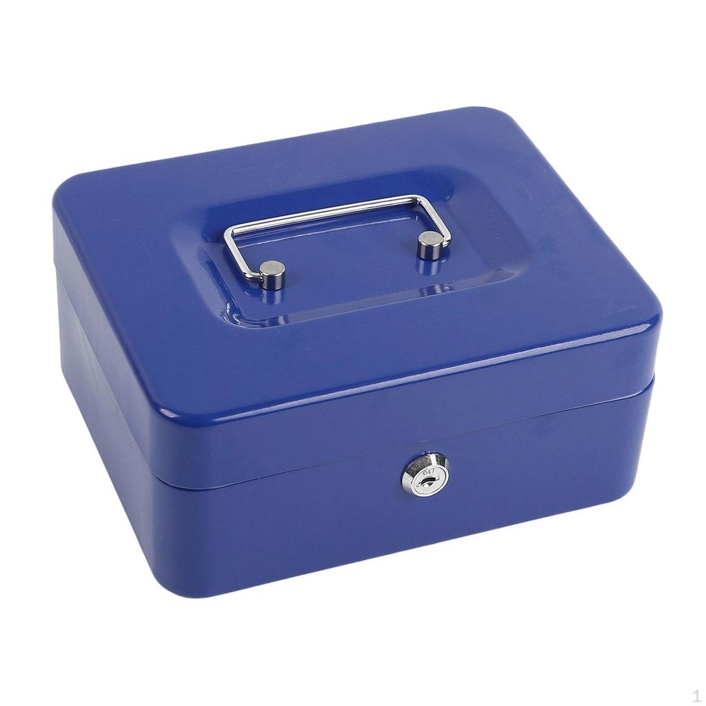 Children's Piggy Bank Storage Box Keepsake Metal Money with Lock Suitable for Decoration