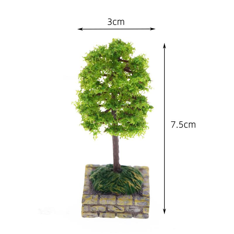 1Pcs 1:12 Miniature Orange Tree Landscape Garden Decor Accessories For Dollhouse Decoration
