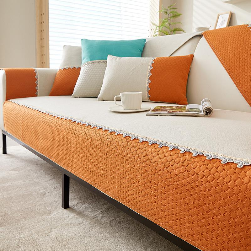 Waterproof Sofa Cushion Pet Urine-Proof Four Seasons Universal Fabric Simple Non-Slip Seat Cushion Nordic Summer Sofa Cover