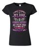 Junior Police Daughter My Dad Risks His Life To Save Strangers DT T-Shirt Tee Unisex T-Shirt