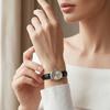 Womens Elegant Oval Watch With Leather Strap Quartz For Casual Wear