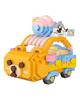LOZ 9261 Animal World Bear Car Candy Cake City Prodej jídla Auto DIY Mini bloky Stavebnice z cihel pro děti Dárek bez krabice