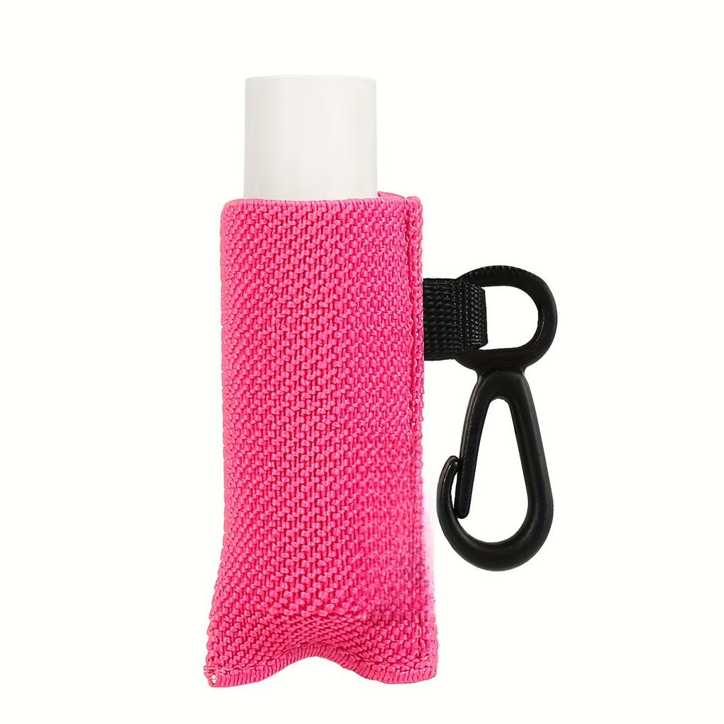 Elastischer Lippenstifthalter Schlüsselanhänger Clip-On Lippenpflegestift Organizer Lippenbalsam Etui Schlüsselanhänger Reise Geschenk für Frauen Mädchen