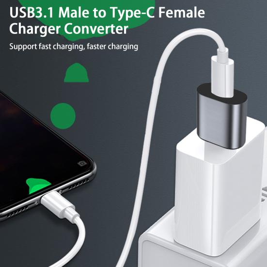

Charger Converter 10Gbps High-Speed Type-C Mobile Home Phone Converter Usb3.1 Supply