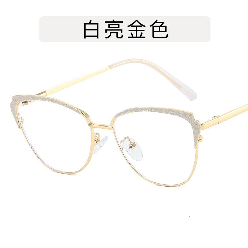 

Cat Eye Shape Glasses Frame Women Korean Style Anti Blue Light Woman Eyeglasses Fashion Decorative Trend Glasses