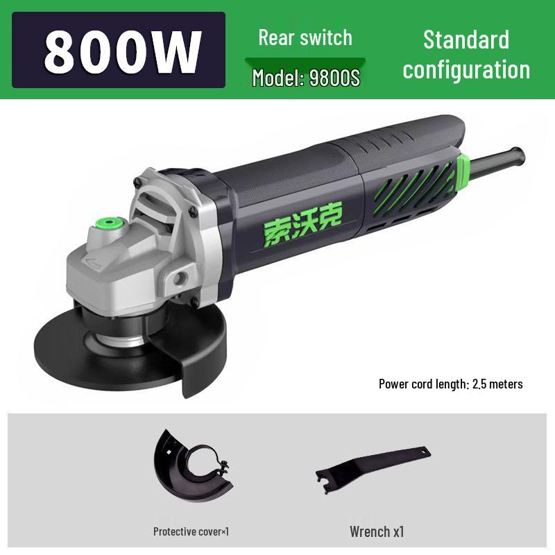 

SWORK Sovo 9210 Heavy Duty Brushless Angle Grinder – 1160W Handheld Cutting & Polishing Machine